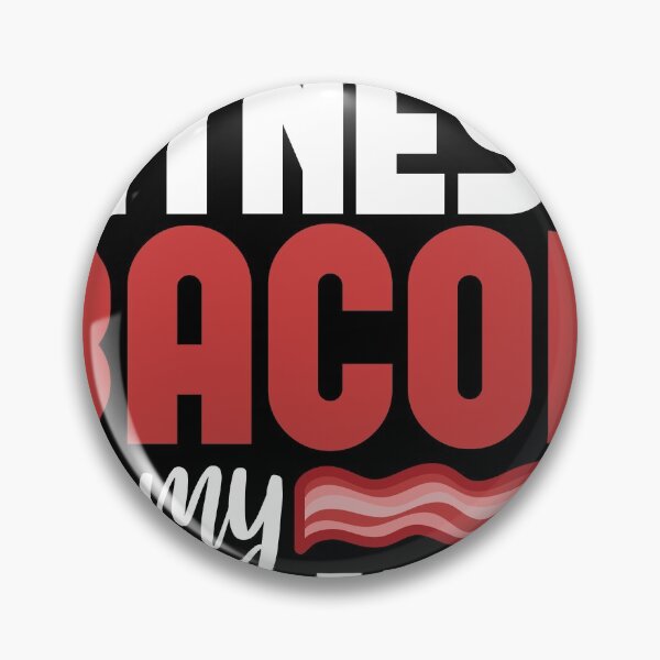 Item preview, Bacon funny shirt fitness jokes designed and sold by Grinover.