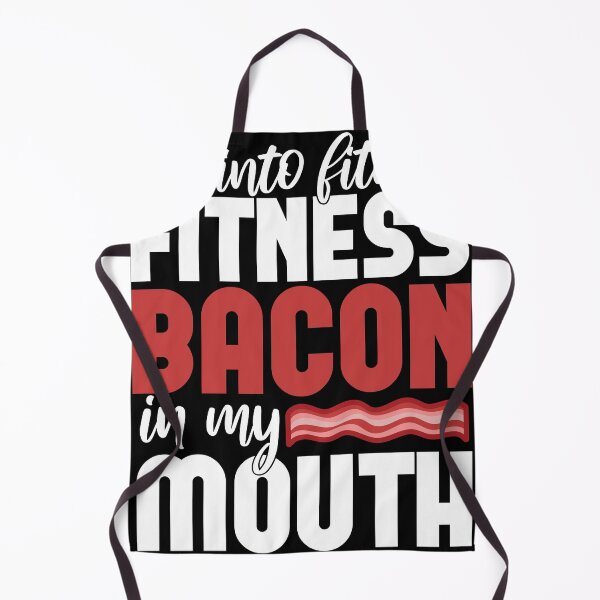 Item preview, Bacon funny shirt fitness jokes designed and sold by Grinover.