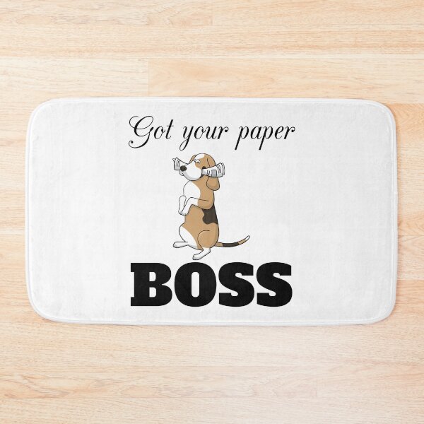 Item preview, Got Your Paper Boss With Beagle designed and sold by 4AllTimes.