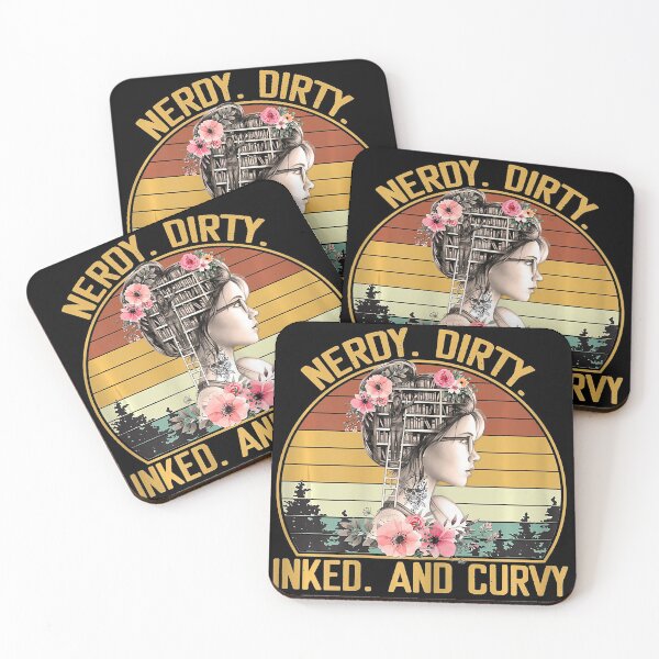Item preview, Nerdy. Dirty. Inked. Curvy designed and sold by Giraud94.