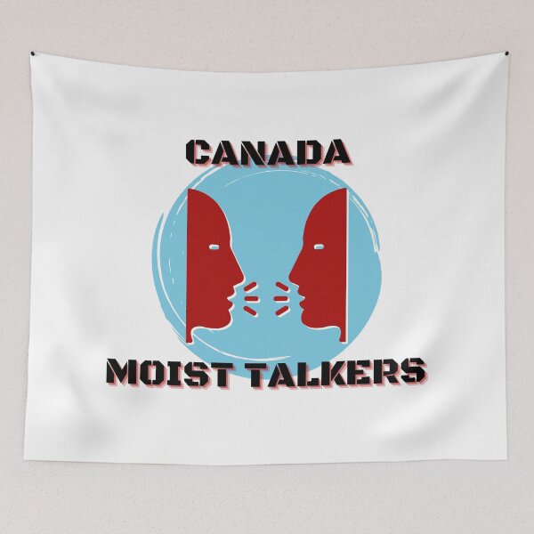 Item preview, Canada Moist Talkers Team Logo designed and sold by WeLoveBlaseball.