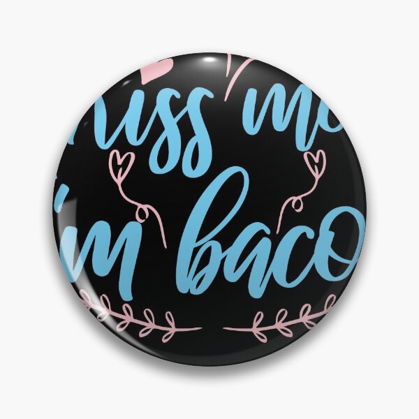 Item preview, Bacon kiss me funny shirt motiv designed and sold by Grinover.