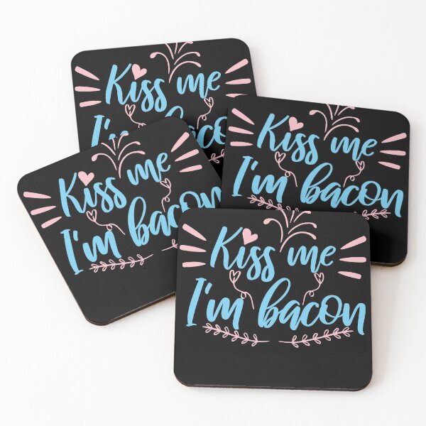 Item preview, Bacon kiss me funny shirt motiv designed and sold by Grinover.