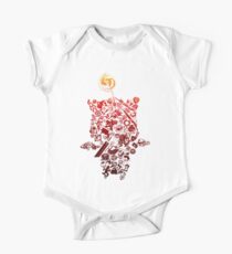 Final Fantasy Moogle-verse (red) Baby Body Kurzarm