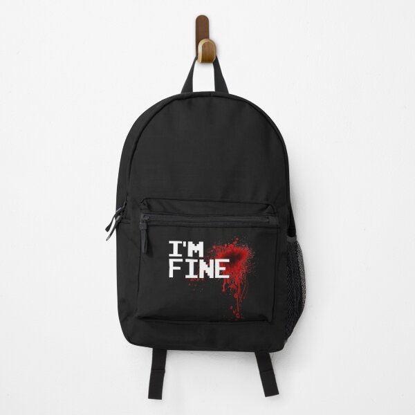 Item preview, I'm fine Halloween Blood Stain Graphic Injury Imitation Funny Zombie Costume Idea designed and sold by alenaz.