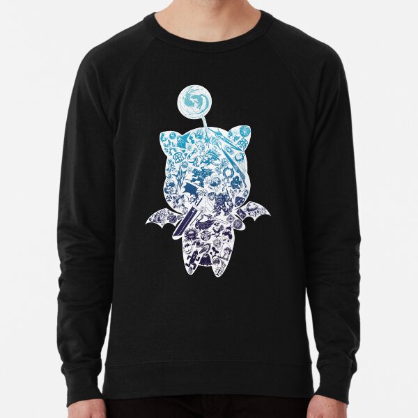 Moogle-verse (blue) Lightweight Sweatshirt