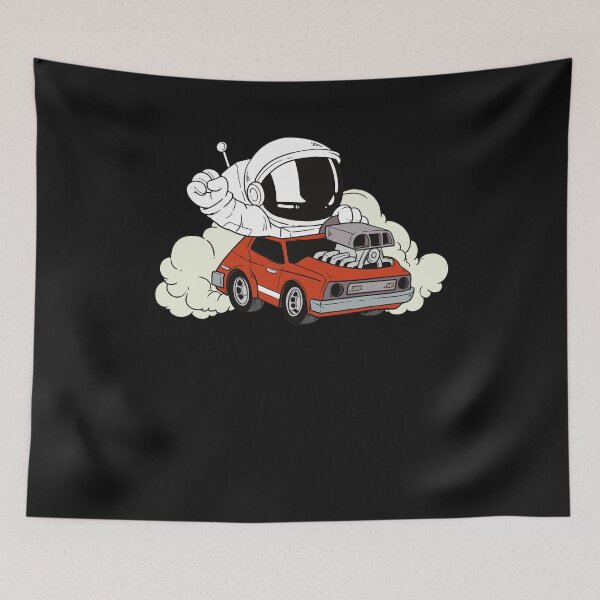 Item preview, ASTRONAUT DRIVES A RACING CAR FOR MOTORSPORTS ENTHUSIASTS designed and sold by fatshirt.