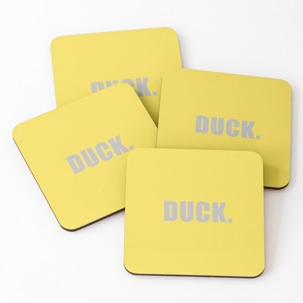 Item preview, DUCK. (PG rated autocorrect FUCK) - light grey designed and sold by CoralReefZA.