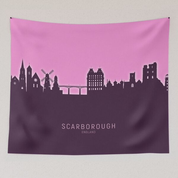 Item preview, Scarborough England Skyline designed and sold by ArtPrints.