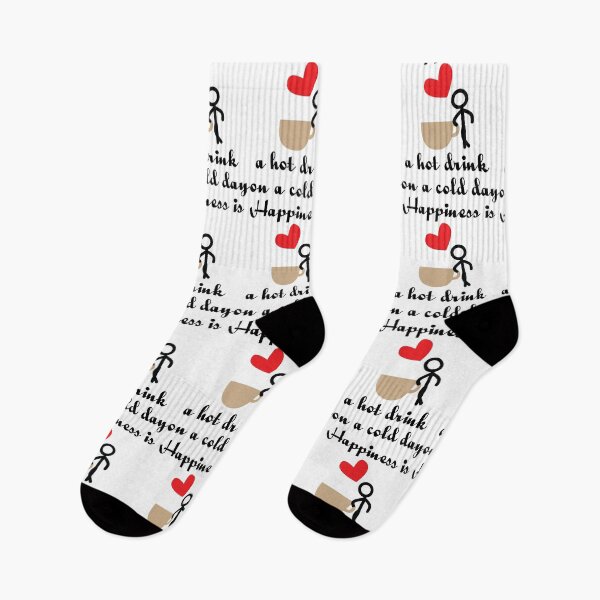 Item preview, Happiness is A Hot Drink On A Cold Day designed and sold by 4AllTimes.