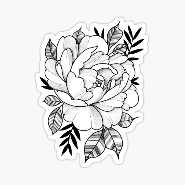 Item preview, Simple Peony designed and sold by alientarzo.