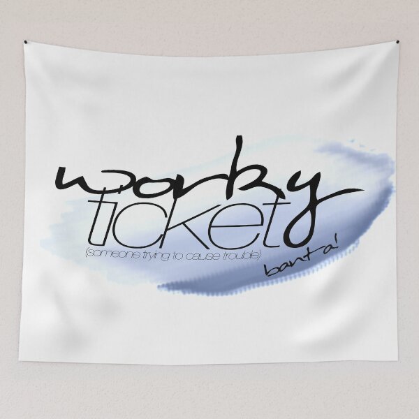 Item preview, Worky Ticket - big blue designed and sold by Banta.