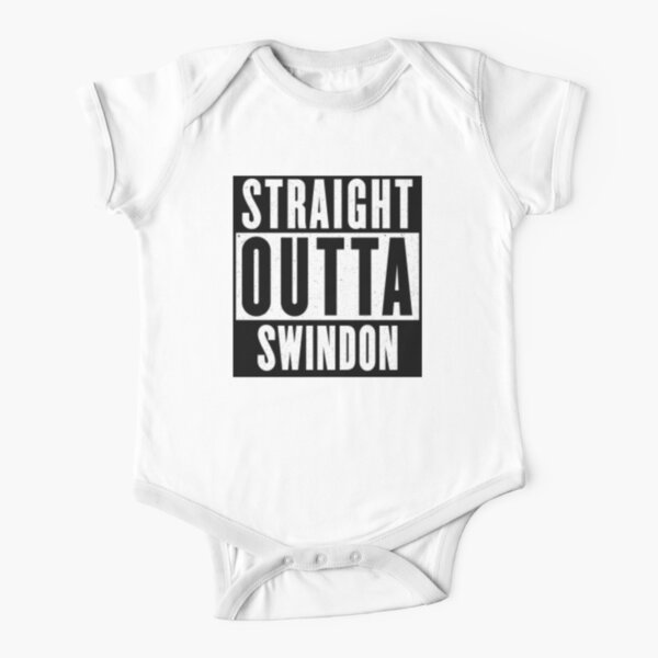 Straight Outta Swindon Short Sleeve Baby One-Piece