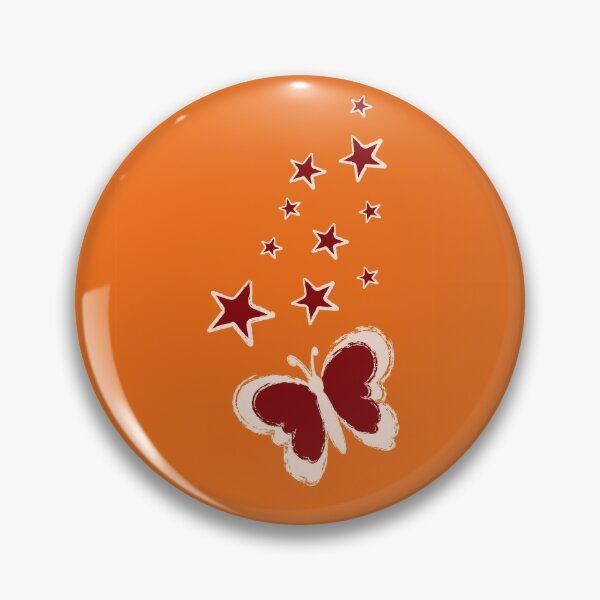 Item preview, Stars and Butterflies Red designed and sold by ranadigipaint.