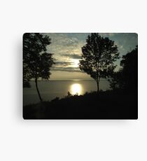 Lake Michigan Sunset Pt 2 Canvas Print