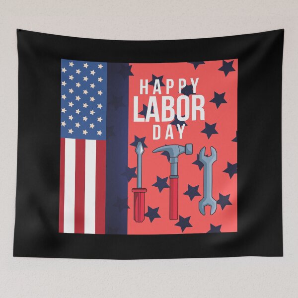 Item preview, Happy Labor Day Red designed and sold by kyds.