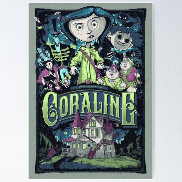 Prague  Coraline Movie Poster 24X36 Inches 2009