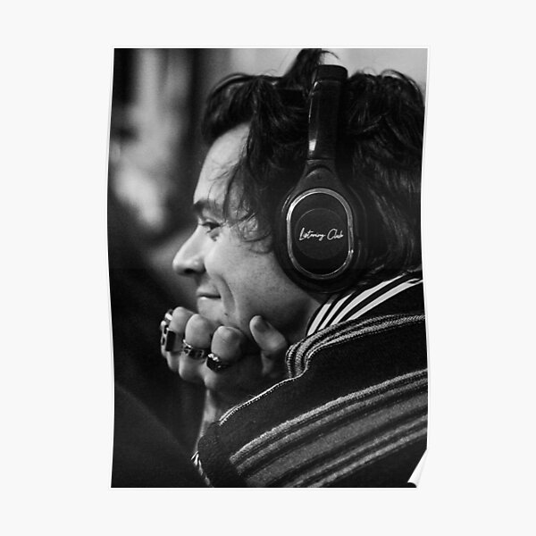 harry headphones Poster