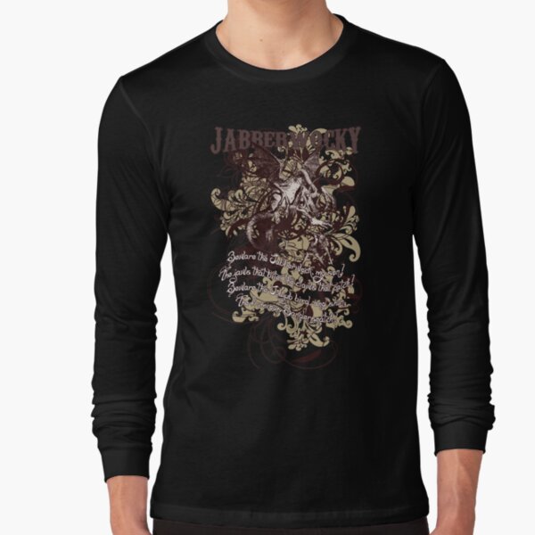 Alice in Wonderland Jabberwocky Grunge Long Sleeve T-Shirt