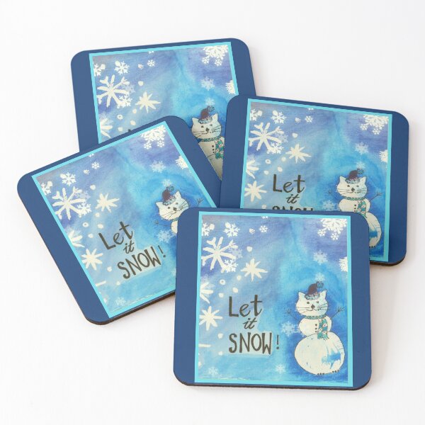 Item preview, Christmas Card 2020, Let It Snow! designed and sold by PaniaBrown.