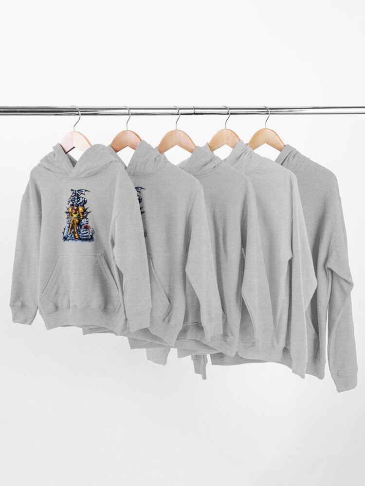 Alternate view of Metroid - The Huntress' Throne -Gaming Kids Pullover Hoodie