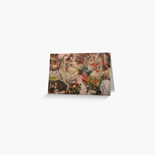 Hispanic Society - Sorolla Murals Greeting Card