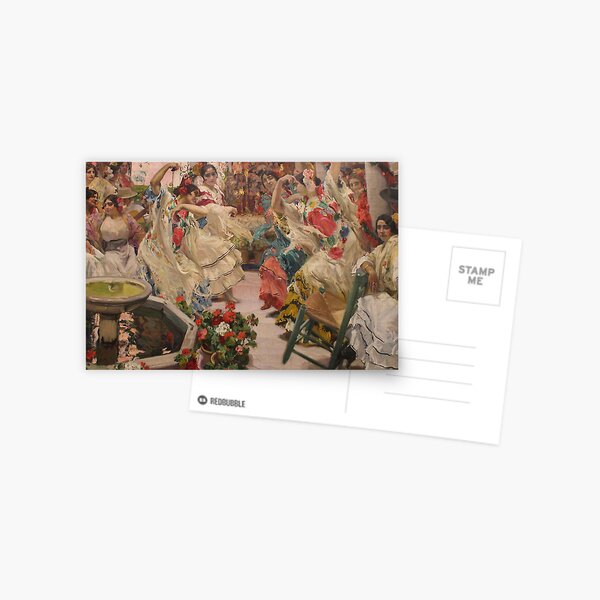 Hispanic Society - Sorolla Murals Postcard