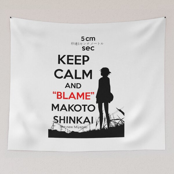 Item preview, Keep Calm and Blame Makoto Shinkai (The New Miyazaki) designed and sold by loserfans.