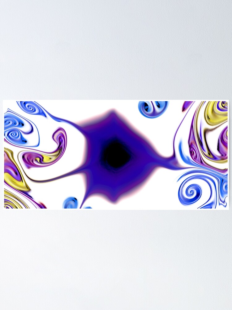 Alternate view of Multicolored unique everlasting pattern Poster