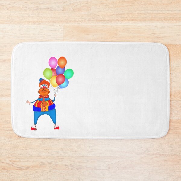Item preview, Clown with colorful balloons designed and sold by Kajaniko.