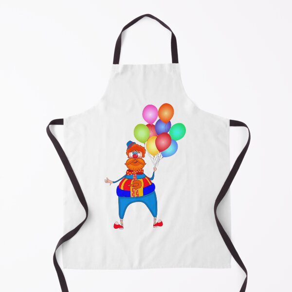 Item preview, Clown with colorful balloons designed and sold by Kajaniko.