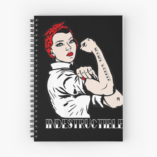 Item preview, Indestructible Social Worker Pin-Up designed and sold by HalMertz1989.