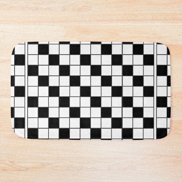 Item preview, Floor OF White Black Squares designed and sold by basitcv.