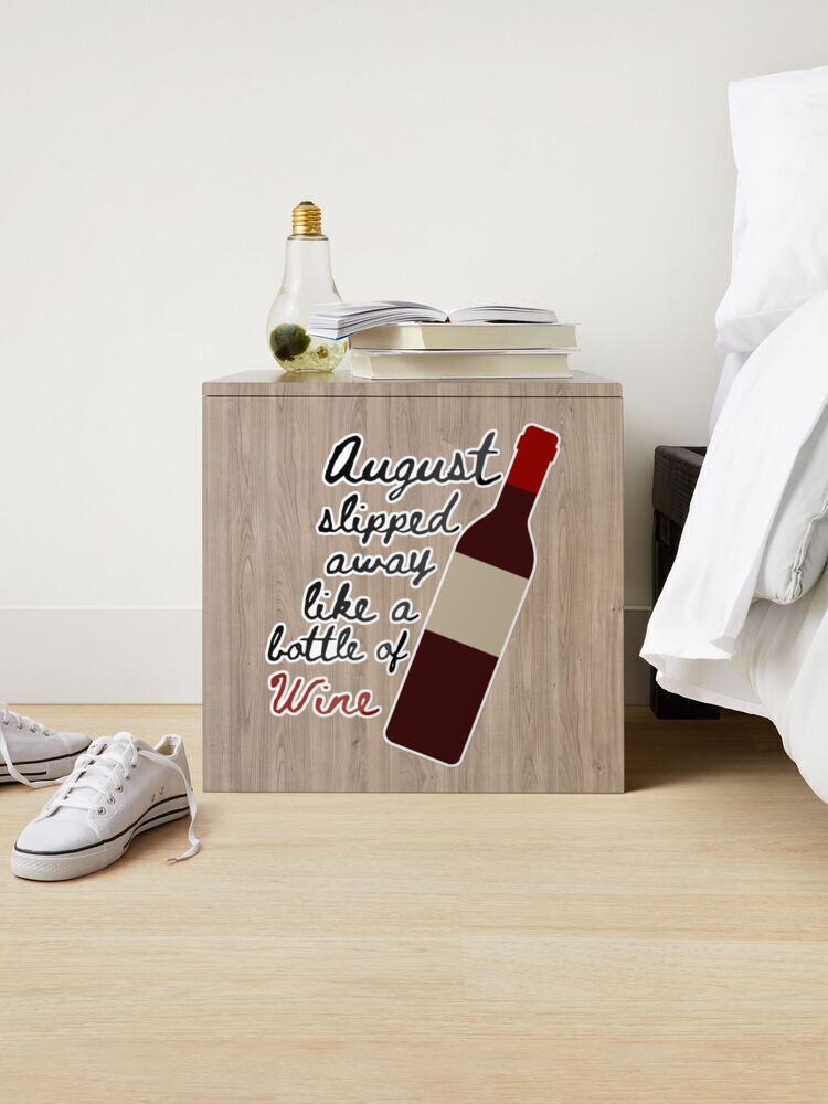 August Slipped Away Like a Bottle of Wine - Taylor Swift Folklore Greeting  Card for Sale by bombalurina