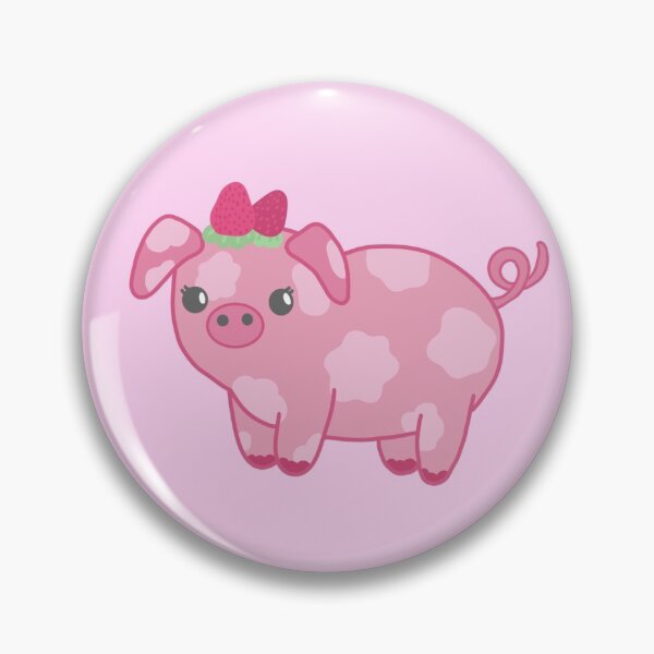 Item preview, Strawberry pig designed and sold by Lucystickers04.