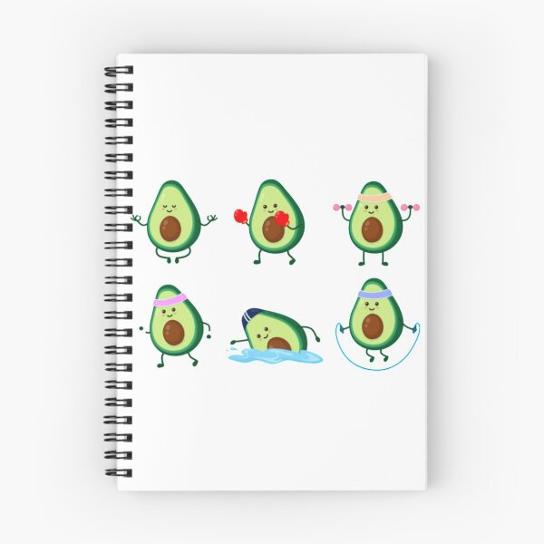 Item preview, Avocado funny cute gym exercise  designed and sold by tetyboom.