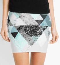 Graphic 110 (Turquoise Version) Mini Skirt