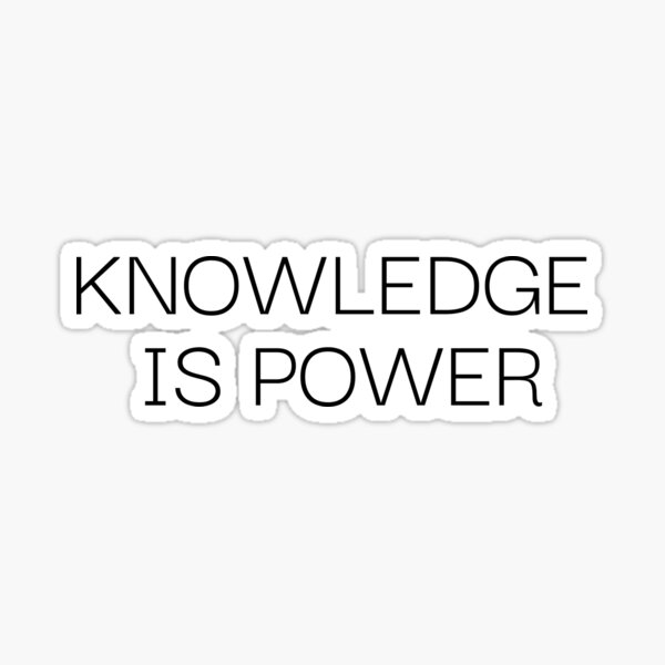 Item preview, Knowledge Is Power designed and sold by parallessmerch.