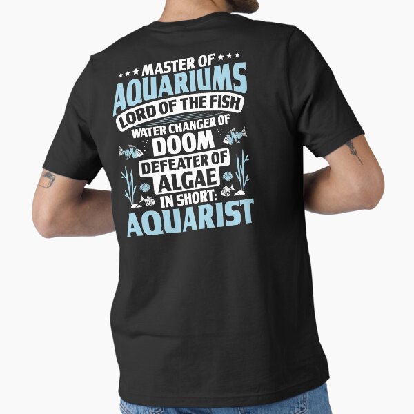 Vista previa del artículo con la obra «Acuarista Acuario Aficionado al acuario Manejo de peces», diseñado y vendido por Krautshirts.