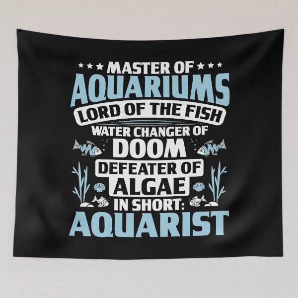 Item preview, Aquarist Aquaristics Aquarium Hobbyist Fishkeeping designed and sold by Krautshirts.