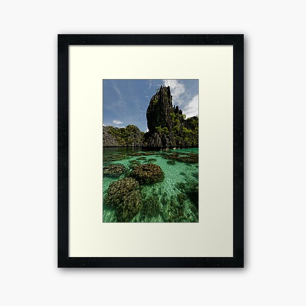 Miniloc Lagoons Framed Art Print