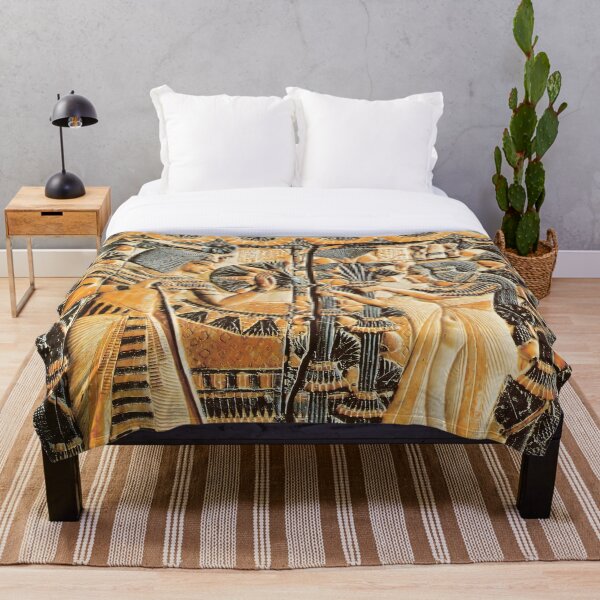 Plaid « Toutankhamon et Ankhesenamun », par DotorEaon | Redbubble