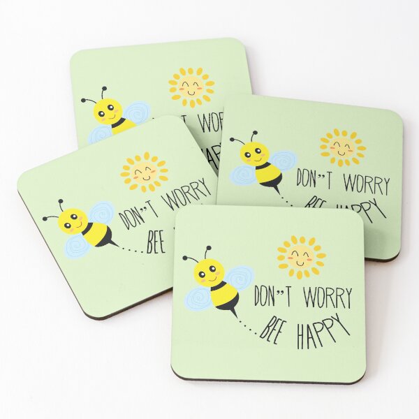 Item preview, Don't Worry Bee Happy! designed and sold by sasumiworld.