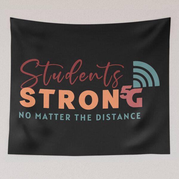 Item preview, Students Strong No Matter The Distance-Cool 5G Wifi Retro Art Gift Ideas designed and sold by leo121687.