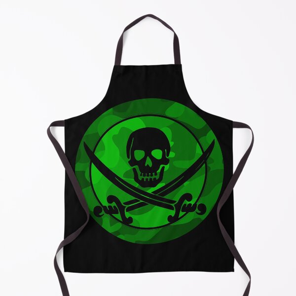 Item preview, Jungle Green Camo Styled - Jolly Rodger -- Airsoft Loadout Pirate Player Design designed and sold by AirsoftBD.