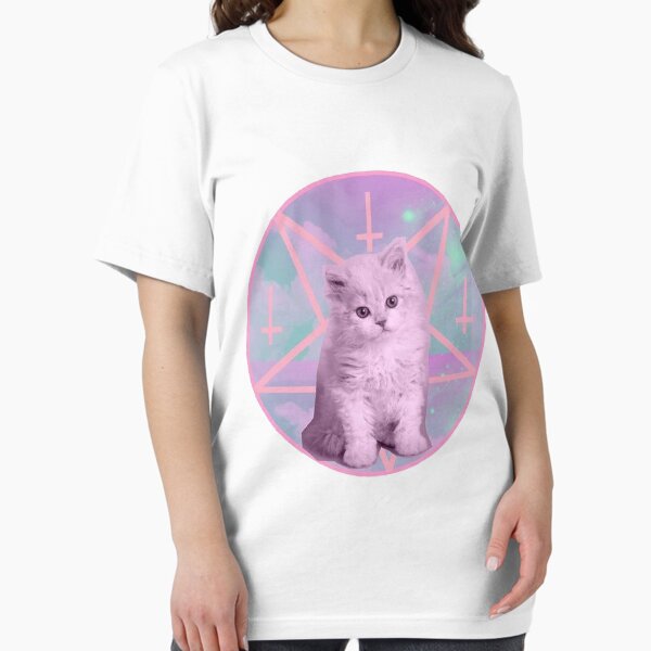 Vista previa del artículo con la obra «Gatito Pentagrama», diseñado y vendido por sailorlolita.
