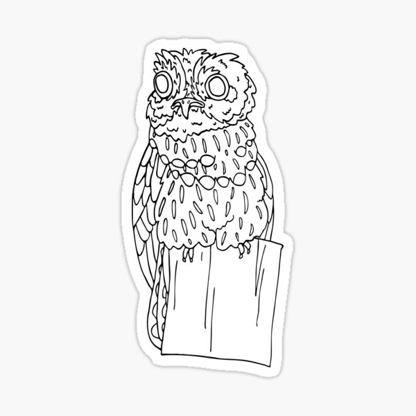 Item preview, Great Potoo designed and sold by nolessjess.