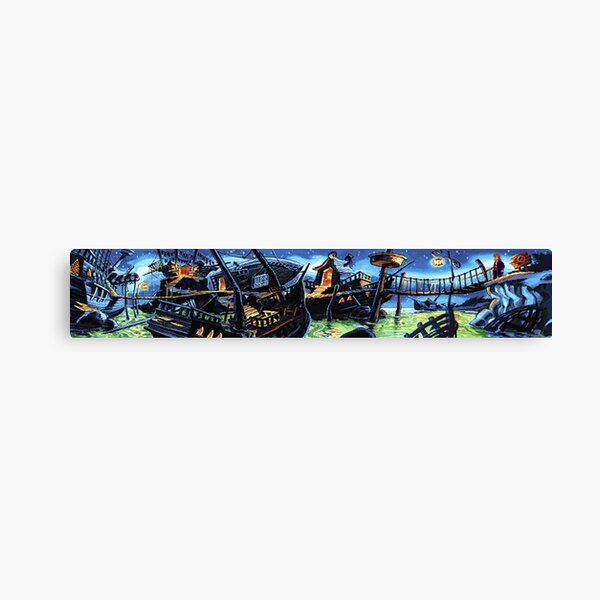 Scabb Island Panorama (Monkey Island 2) Canvas Print