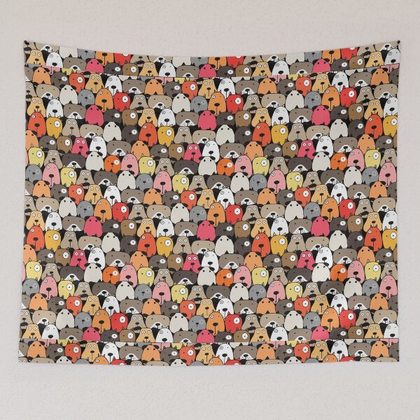 Item preview, Cute Multi Dog Print designed and sold by cgroenewald.