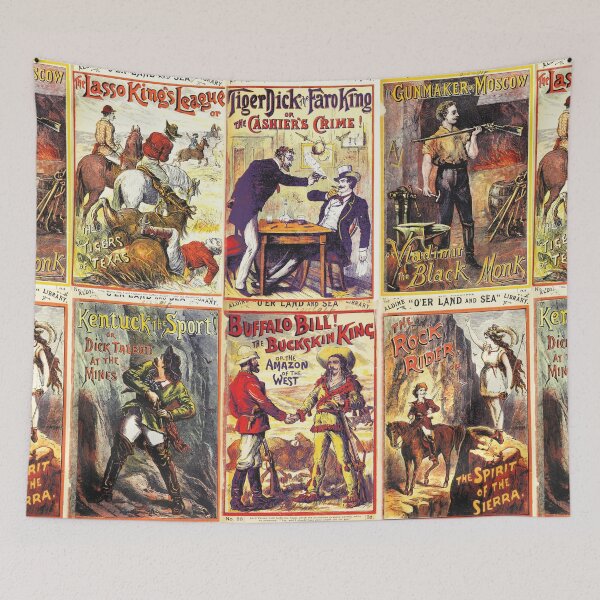 Item preview, #1 Vintage Wild West America Show Montage Comic Ephemera  designed and sold by WizardsWorld.